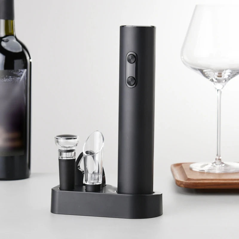 Set Electric pentru Deschiderea Sticlelor de Vin