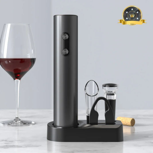 Set Electric pentru Deschiderea Sticlelor de Vin